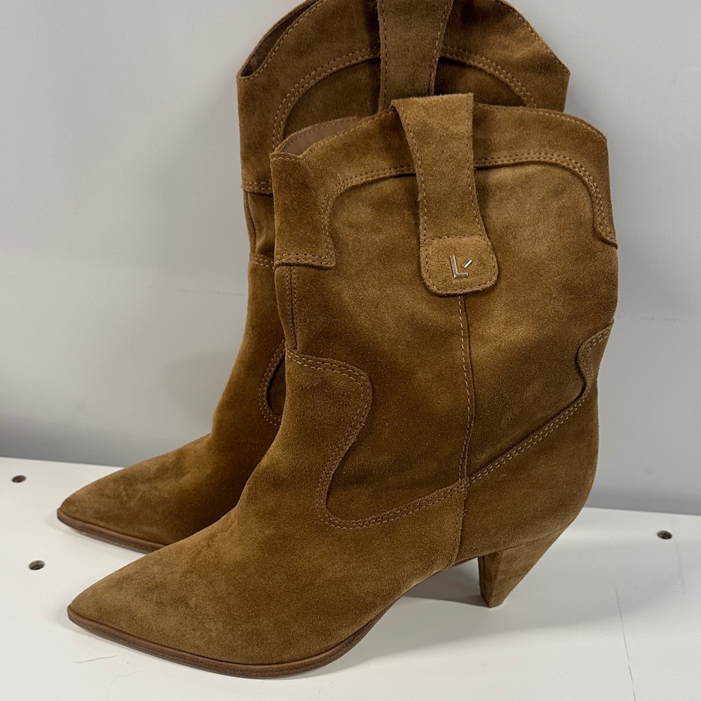 LARROUDE SIZE 9 new Brown Suede Women's Boots